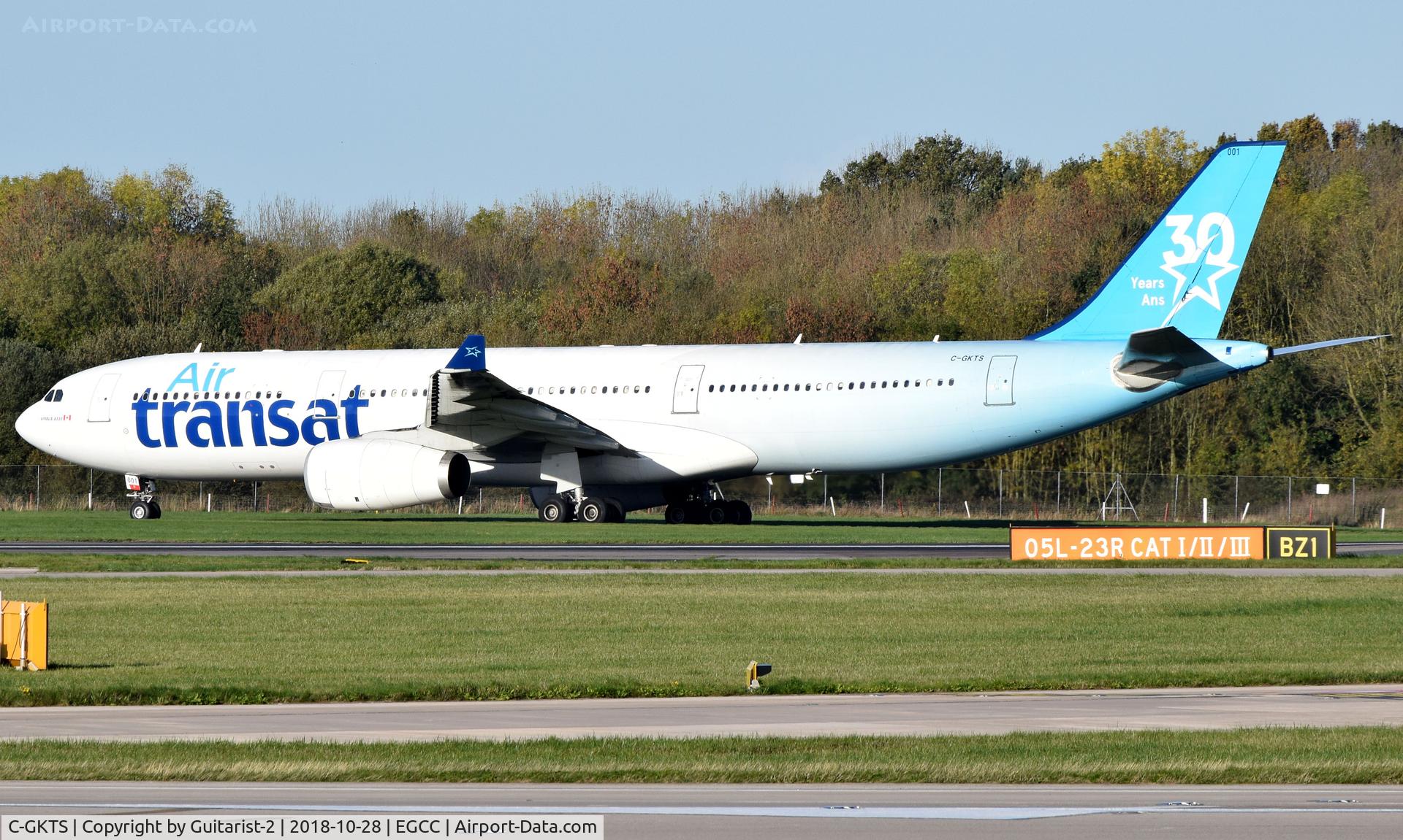 C-GKTS, 1995 Airbus A330-342 C/N 111, At Manchester