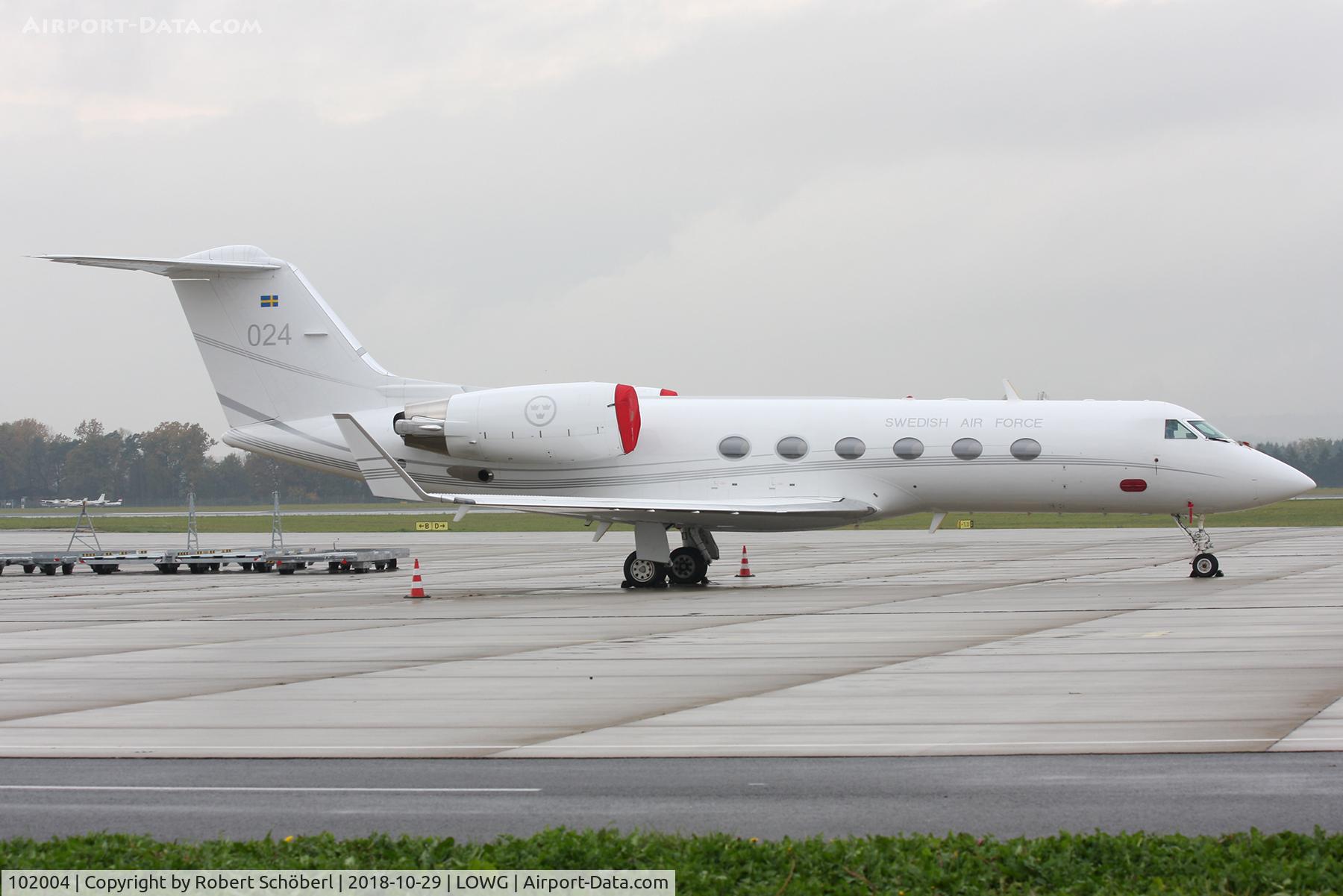102004, Gulfstream Aerospace Tp102C (Gulfstream IV) C/N 1274, 024 @ LOWG