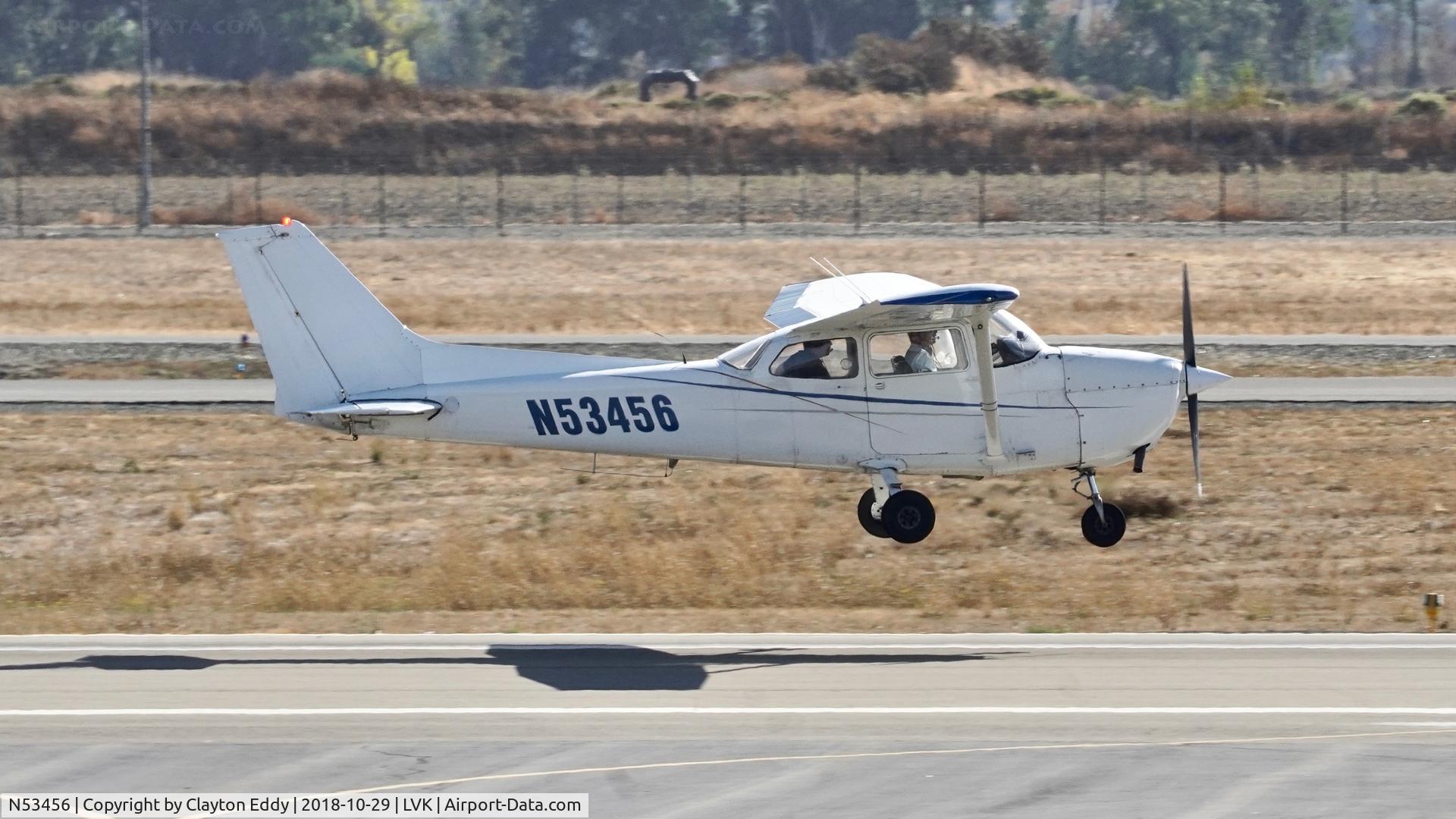 N53456, 1981 Cessna 172P C/N 17274754, Livermore Airport California 2018.