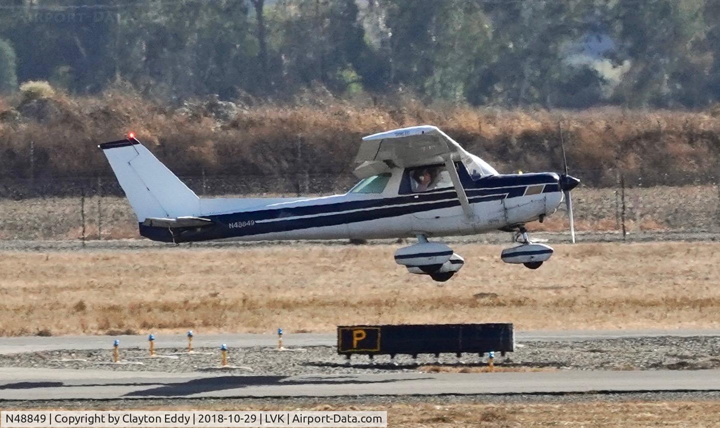 N48849, 1977 Cessna 152 C/N 15281001, Livermore Airport California 2018.