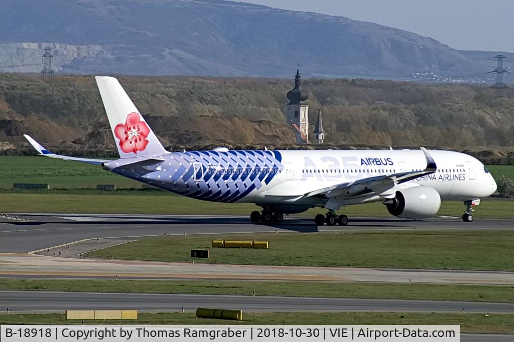 B-18918, 2018 Airbus A350-941 C/N 239, China Airlines Airbus A350-900