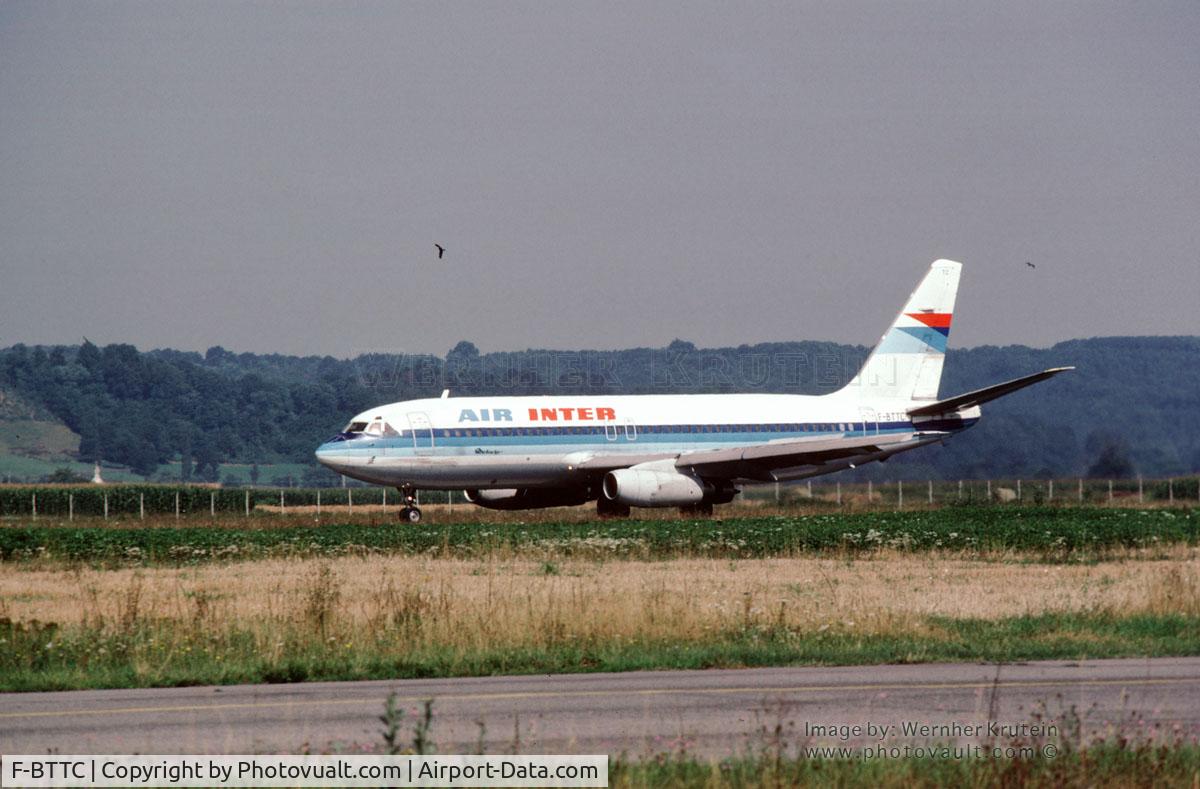F-BTTC, 1973 Dassault Mercure 100 C/N 3, F-BTTC on a runway