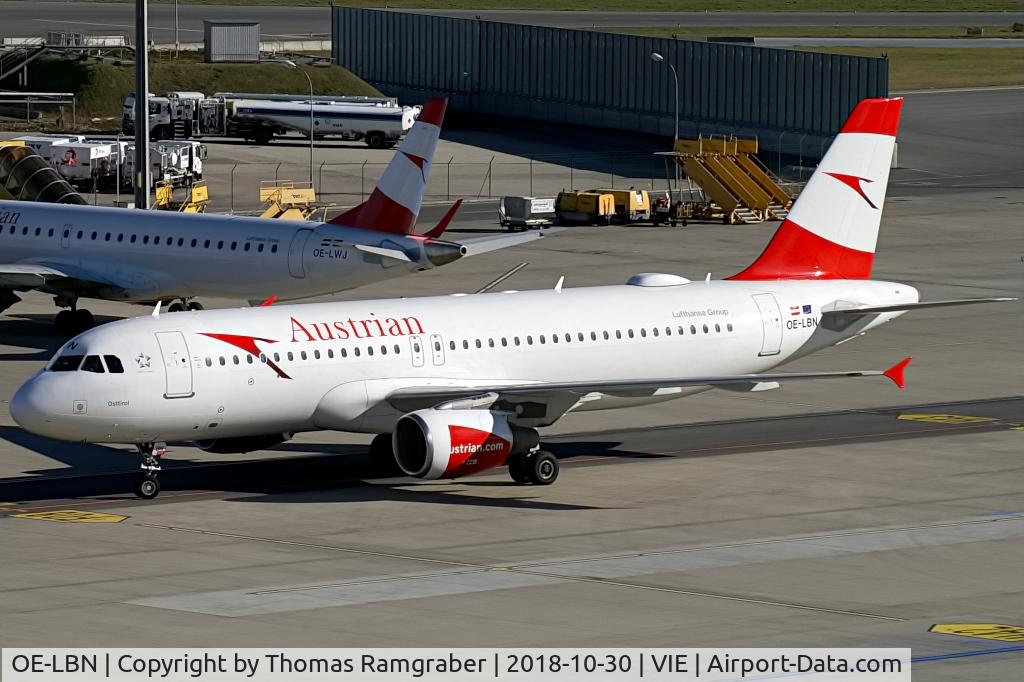 OE-LBN, 1997 Airbus A320-214 C/N 768, Austrian Airlines Airbus A320