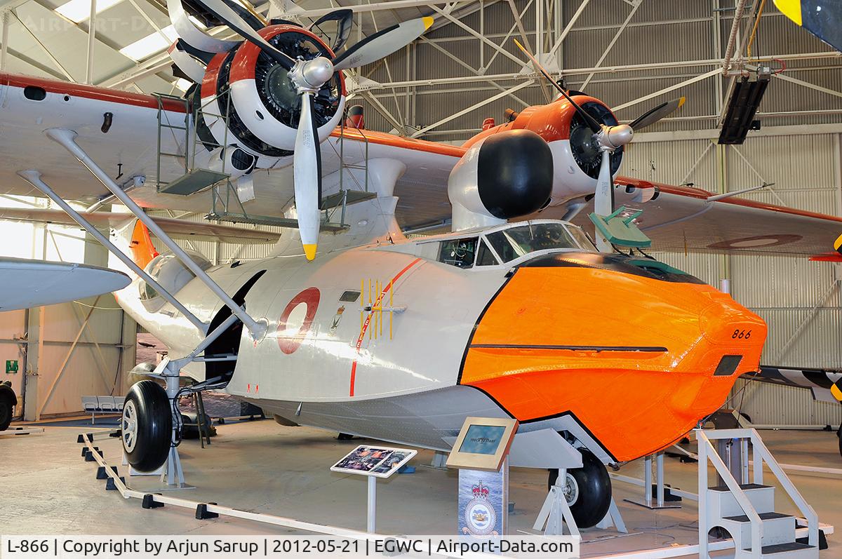 L-866, Consolidated PBY-6A Catalina C/N 2063, Former US Navy aircraft that served in California and Hawaii during WW2.  It was purchased by the Royal Danish Air Force in 1956, overhauled and delivered in 1957, and served with Esk.721 at Vaerloese and Greenland.