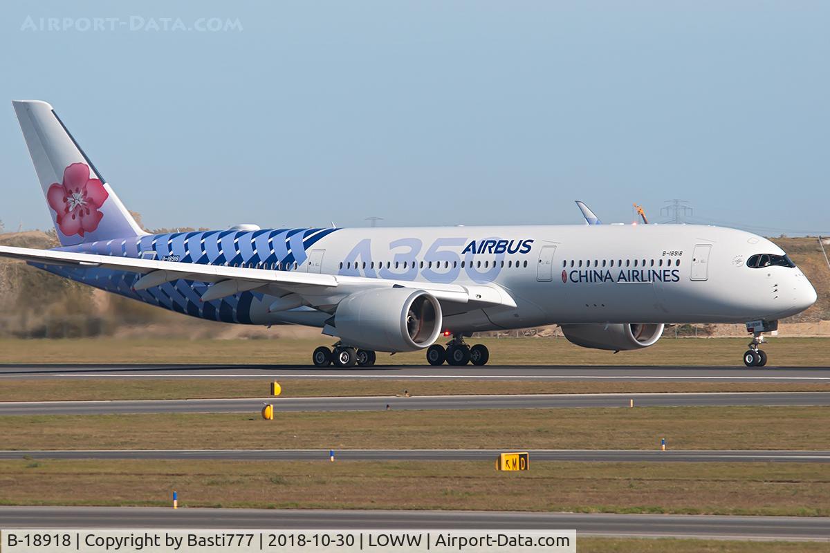 B-18918, 2018 Airbus A350-941 C/N 239, B-18918@VIE