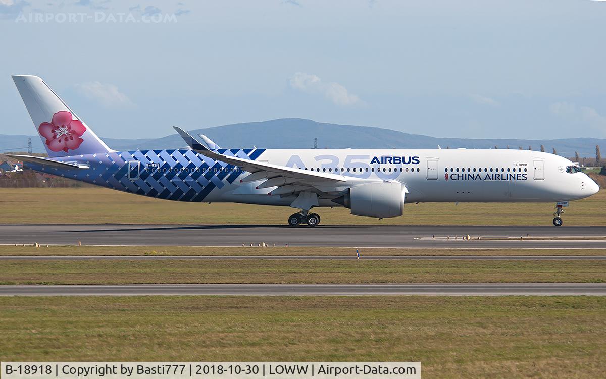 B-18918, 2018 Airbus A350-941 C/N 239, B-18918@VIE