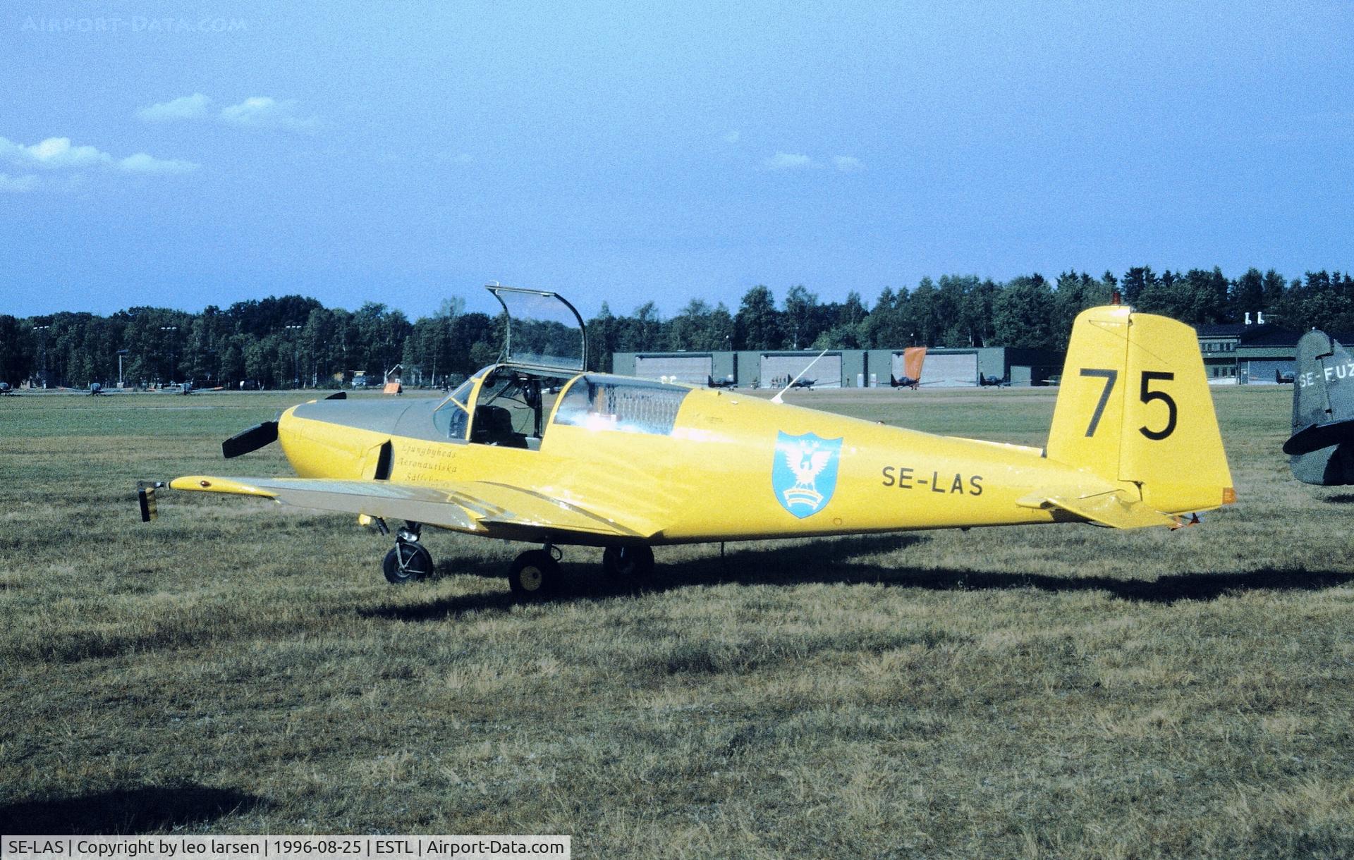 SE-LAS, 1953 Saab Sk.50 Safir C/N 91-285, Ljungbyhed F.5 25.8.1996