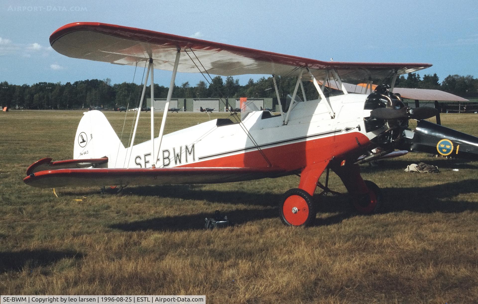 SE-BWM, 1939 Focke-Wulf Sk12 Stieglitz (Fw-44J) C/N 655, Ljungbyhed F.5 25.8.1996