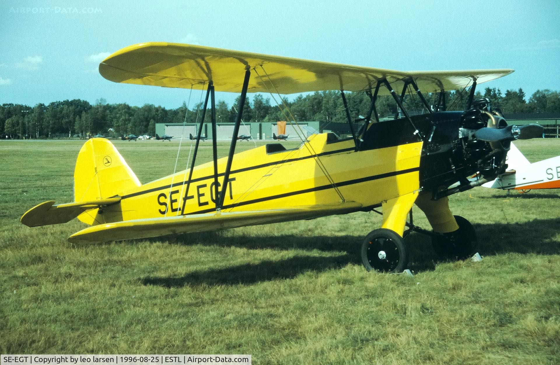 SE-EGT, 1937 Focke-Wulf Fw-44 Stieglitz C/N 081, Ljungbyhed 25.8.1996