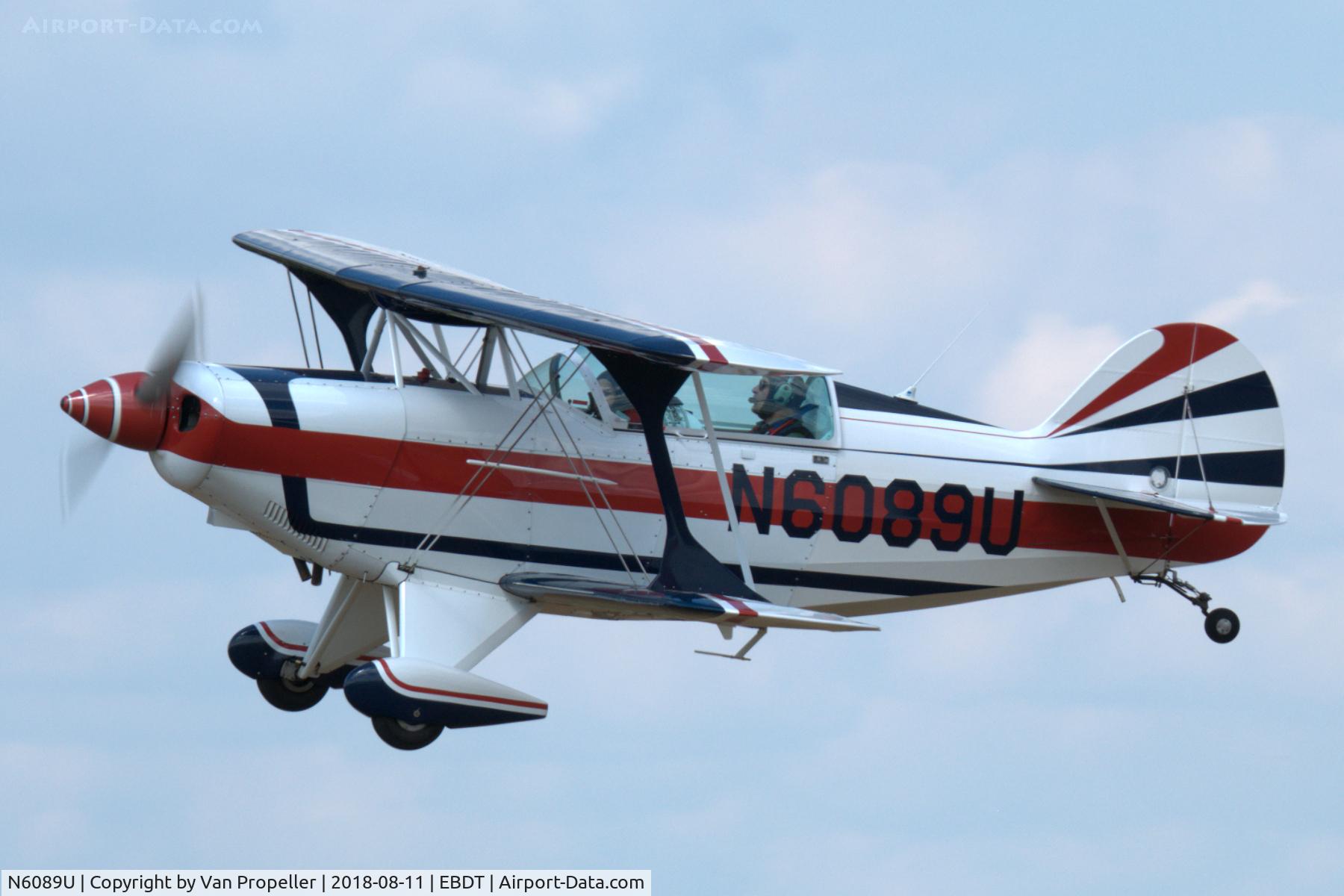 N6089U, 1994 Aviat Pitts S-2B Special C/N 5311, Pitts S-2B Special at Schaffen-Diest old-timer fly-in 2018