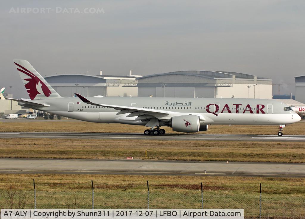 A7-ALY, 2017 Airbus A350-941 C/N 132, Taxiing for Airbus demo...