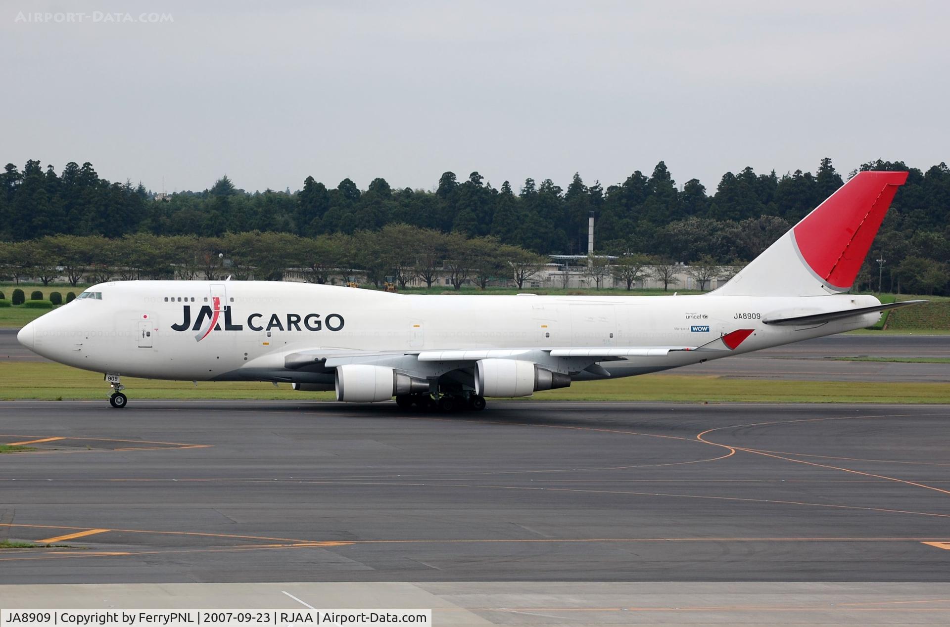 JA8909, 1993 Boeing 747-446 C/N 26353, JAL Cargo B744F
