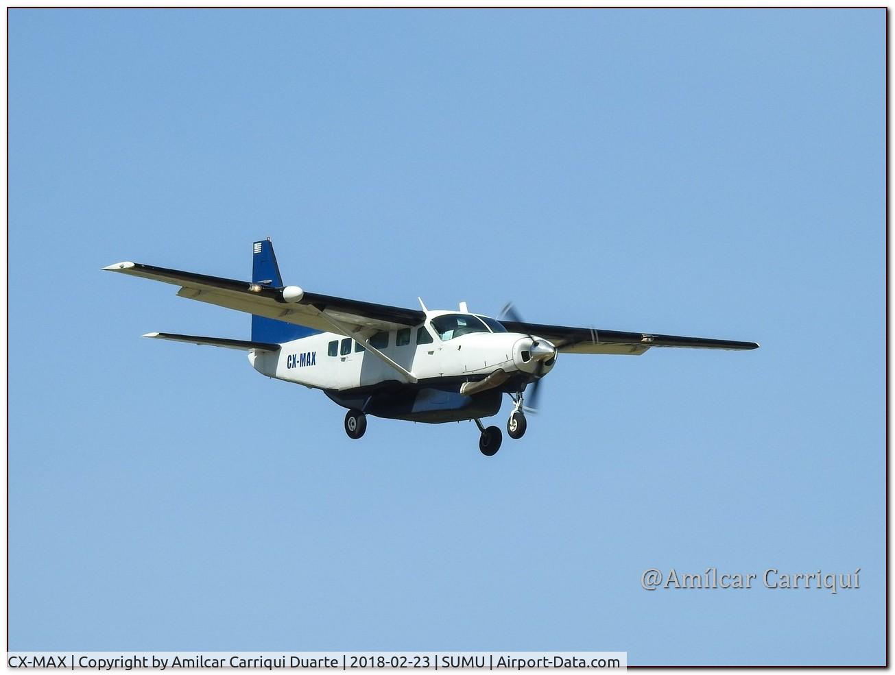 CX-MAX, 1985 Cessna 208A Cargomaster C/N 20800042, Landing in SUMU