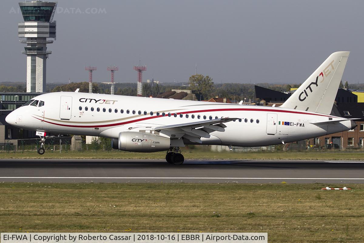 EI-FWA, 2015 Sukhoi Superjet 100-95B C/N 95102, Brussels