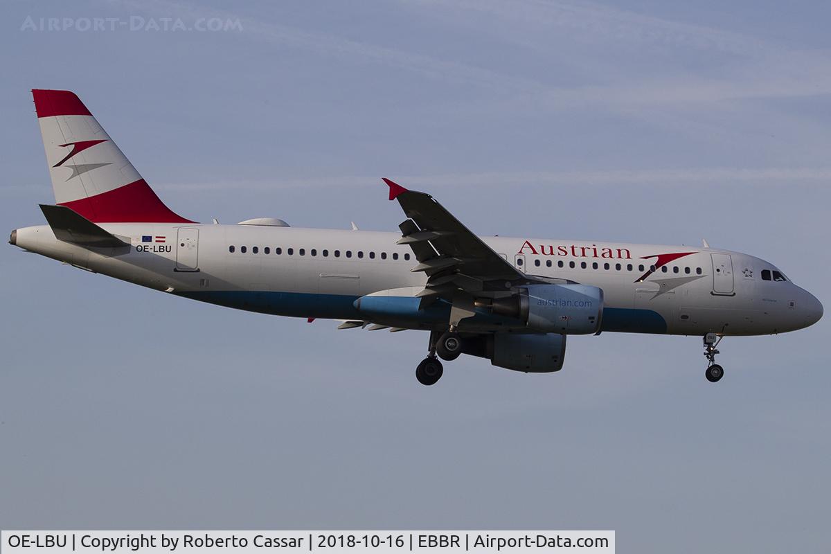 OE-LBU, 2001 Airbus A320-214 C/N 1478, Brussels