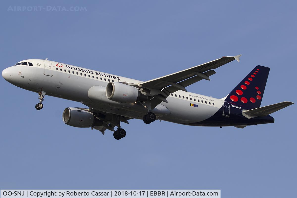 OO-SNJ, 2007 Airbus A320-214 C/N 3161, Brussels