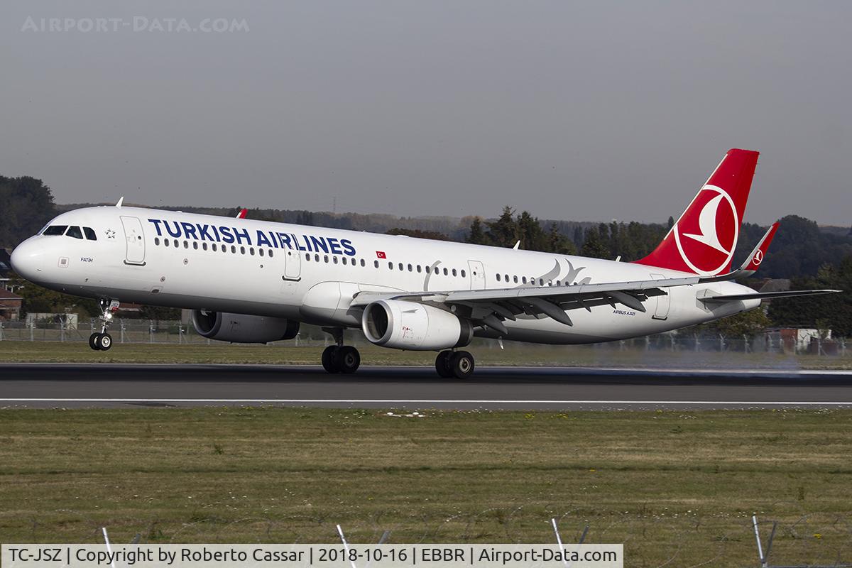 TC-JSZ, 2015 Airbus A321-231 C/N 6766, Brussels