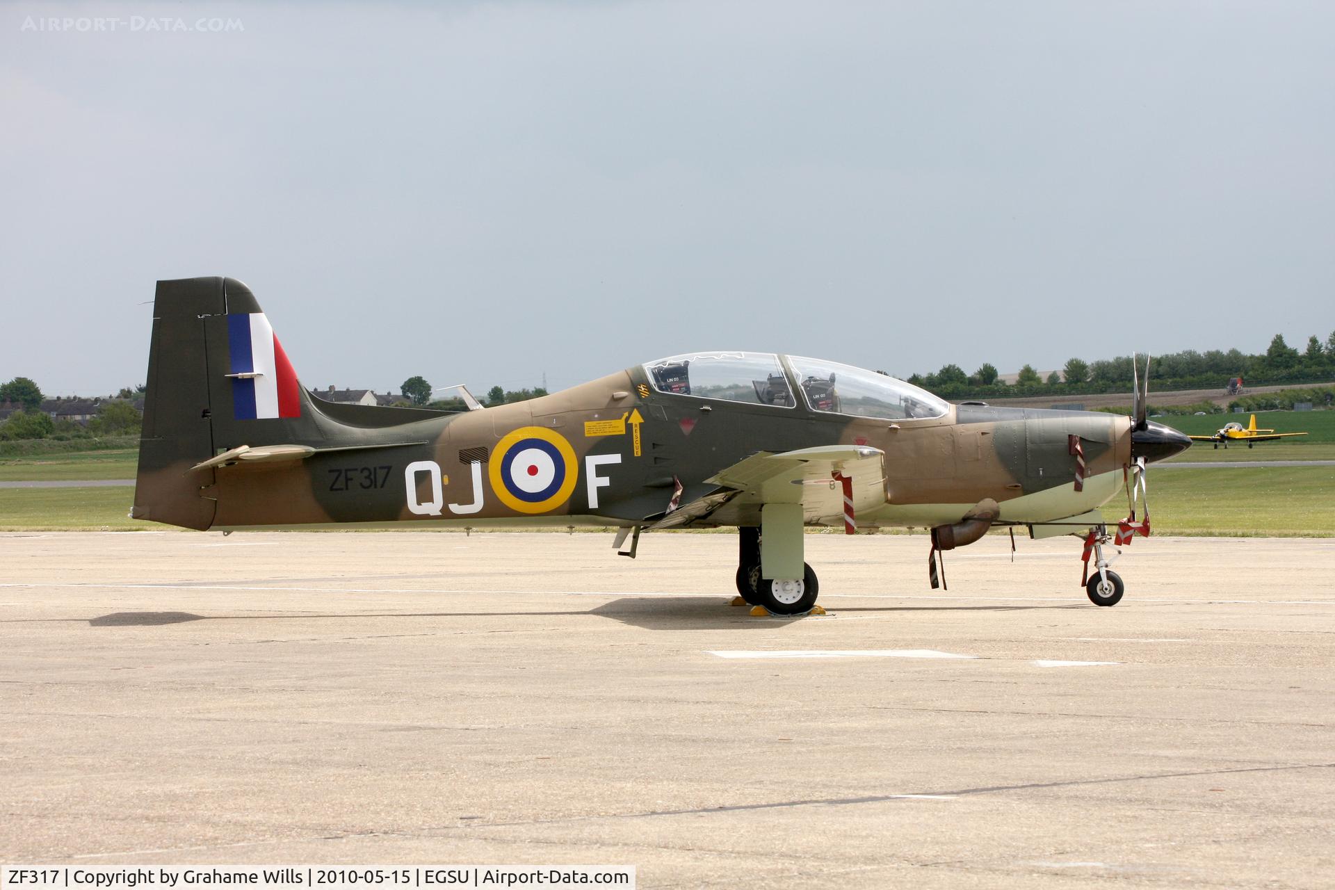 ZF317, Short S-312 Tucano T1 C/N S098/T69, Shorts Tucano ZF317 1 FTS RAF, Duxford 15/5/10