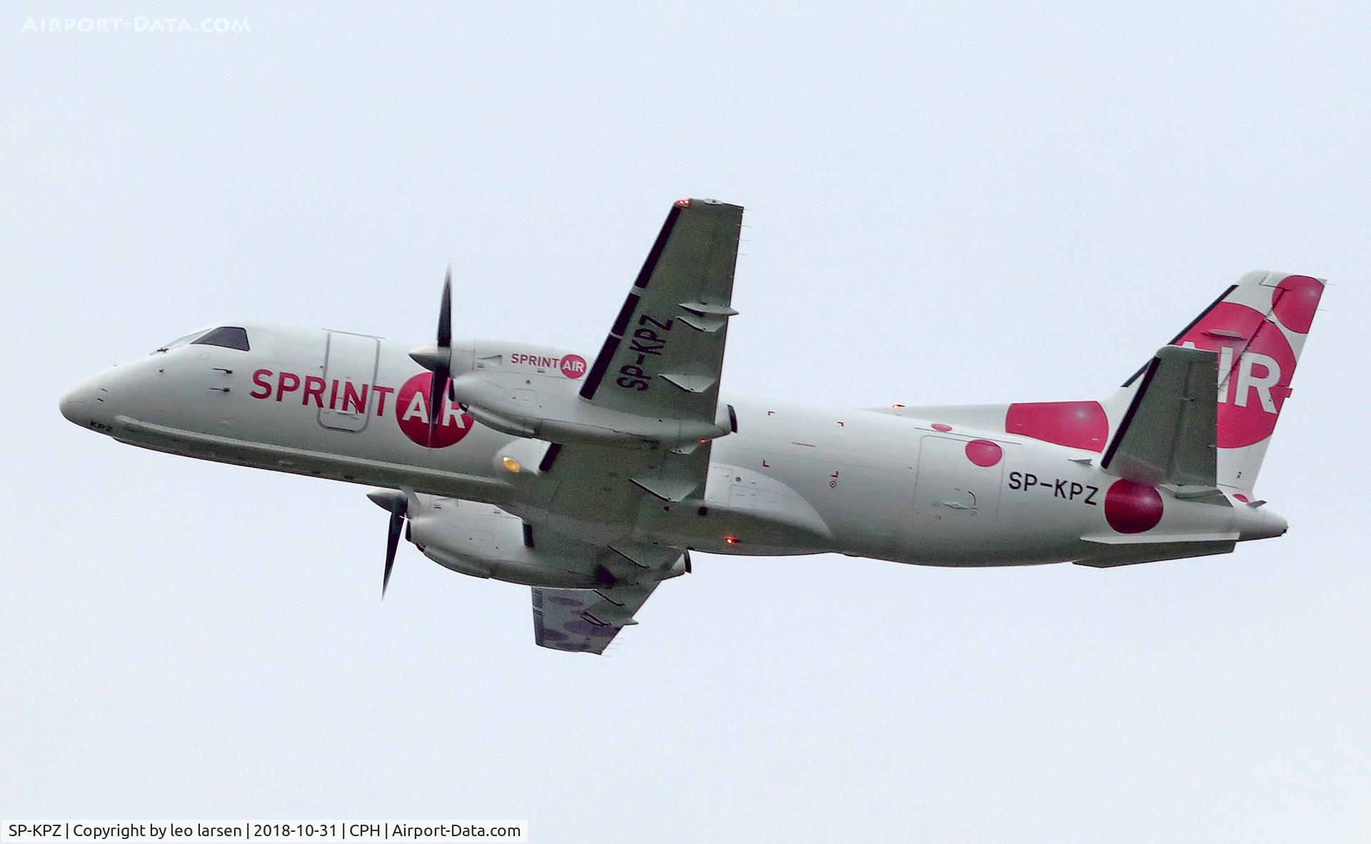 SP-KPZ, 1987 Saab 340A Cargo C/N 340A-087, Copenhagen 31.10.2018