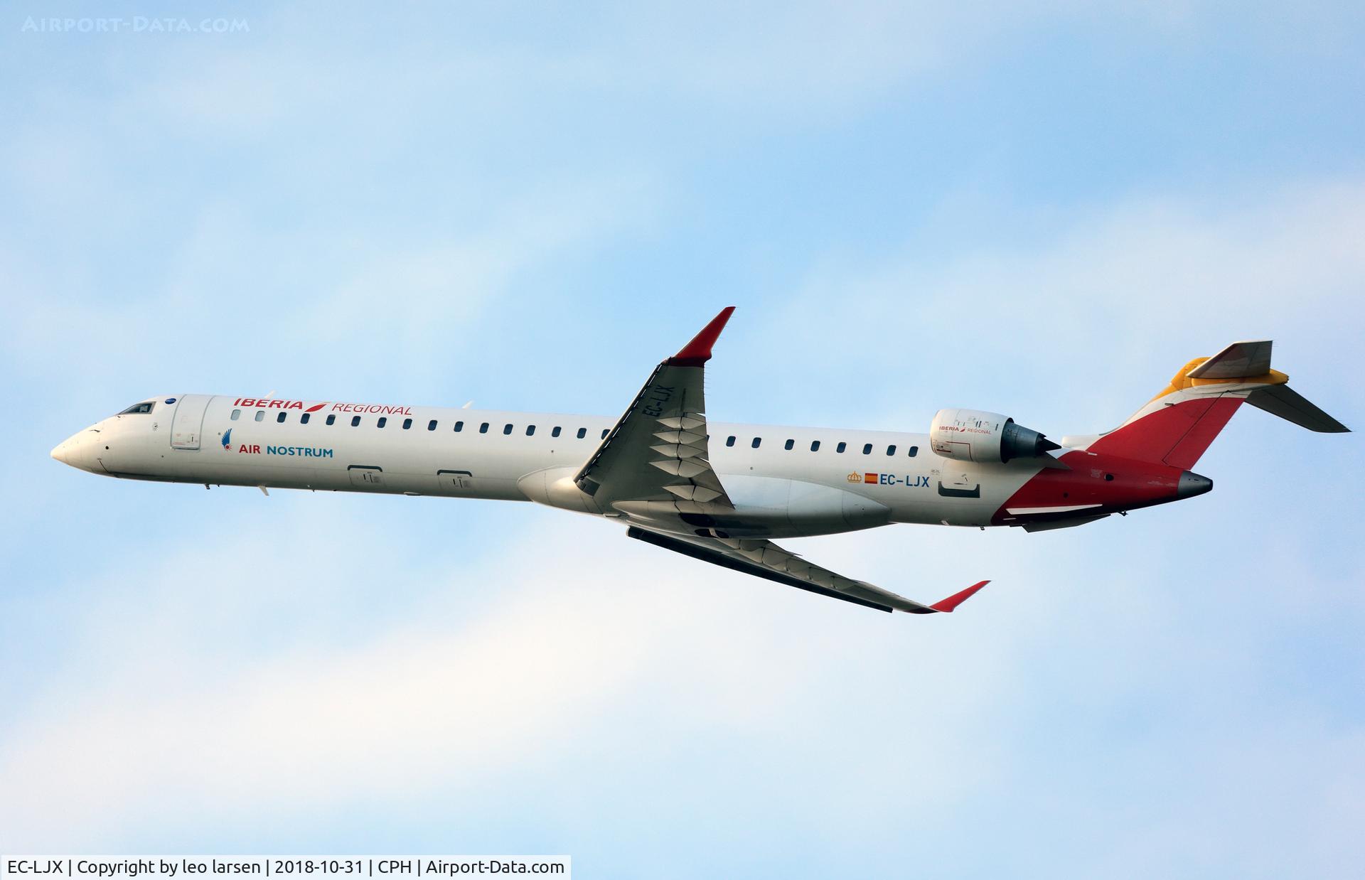 EC-LJX, 2010 Bombardier CRJ-1000ER NG (CL-600-2E25) C/N 19008, Copenhagen 31.10.2018