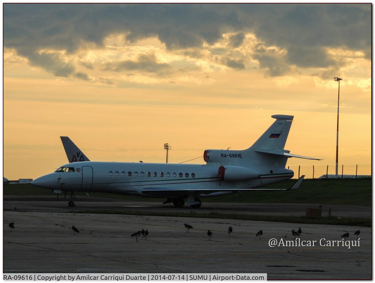 RA-09616, 2013 Dassault Falcon 7X C/N 191, Landed at SUMU