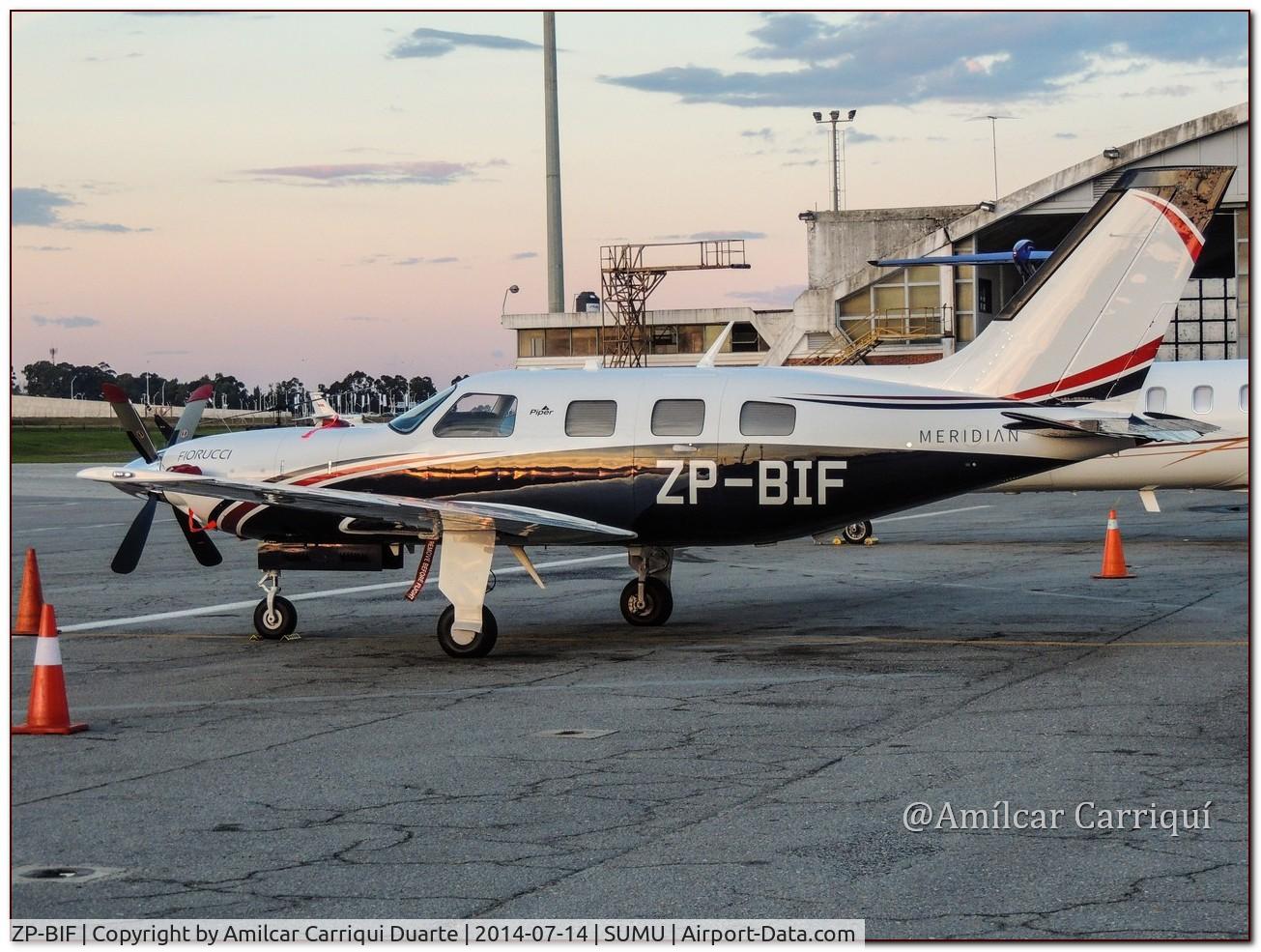ZP-BIF, 2014 Piper PA-46-500TP Malibu Meridian C/N 4697552, Landed at SUMU