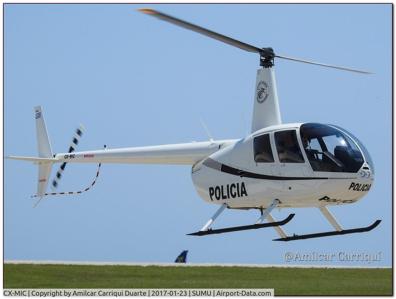 CX-MIC, 2016 Robinson R44  Raven II C/N 13946, Taxi in SUMU
