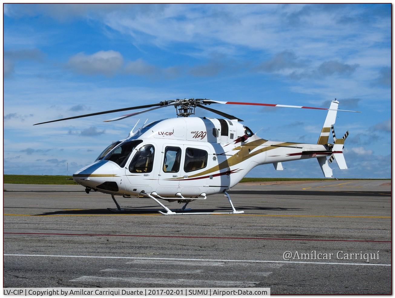 LV-CIP, Bell 429 GlobalRanger GlobalRanger C/N 57010, Landed at SUMU