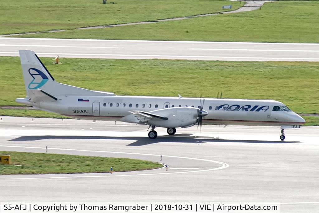 S5-AFJ, 1994 Saab 2000 C/N 2000-011, Adria Airways Saab 2000