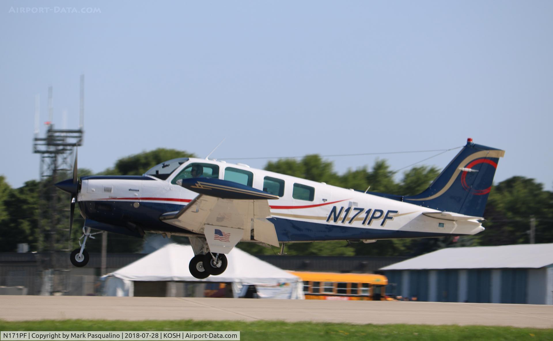 N171PF, 1980 Beech A36TC Bonanza 36 C/N EA-164, Beech A36TC