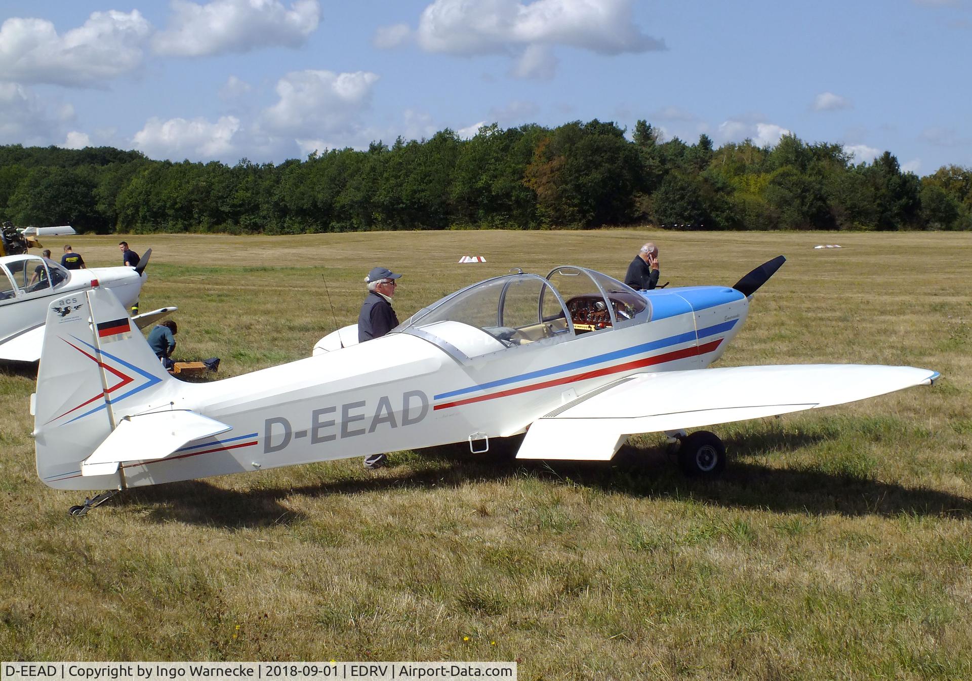 D-EEAD, Piel CP-301A Emeraude C/N 101-052, Piel CP.301A Emeraude at the 2018 Flugplatzfest Wershofen
