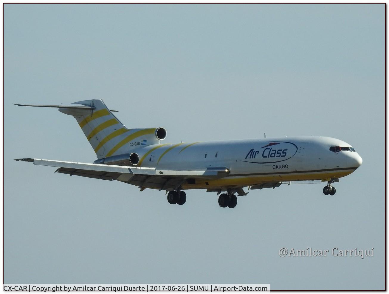 CX-CAR, 1979 Boeing 727-214F C/N 21958, Landing in SUMU