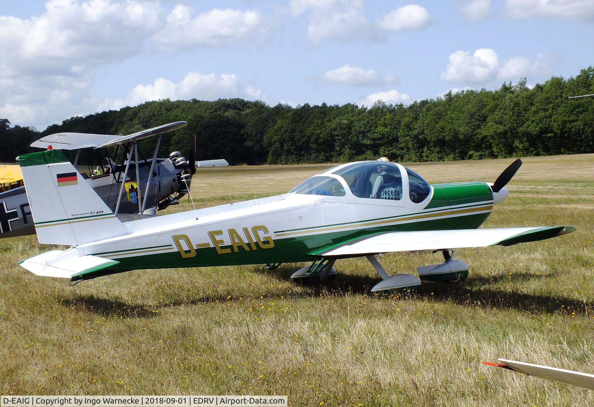 D-EAIG, 1972 Bolkow Bo-209 Monsun C/N 191, Bölkow Bo 209 Monsun at the 2018 Flugplatzfest Wershofen