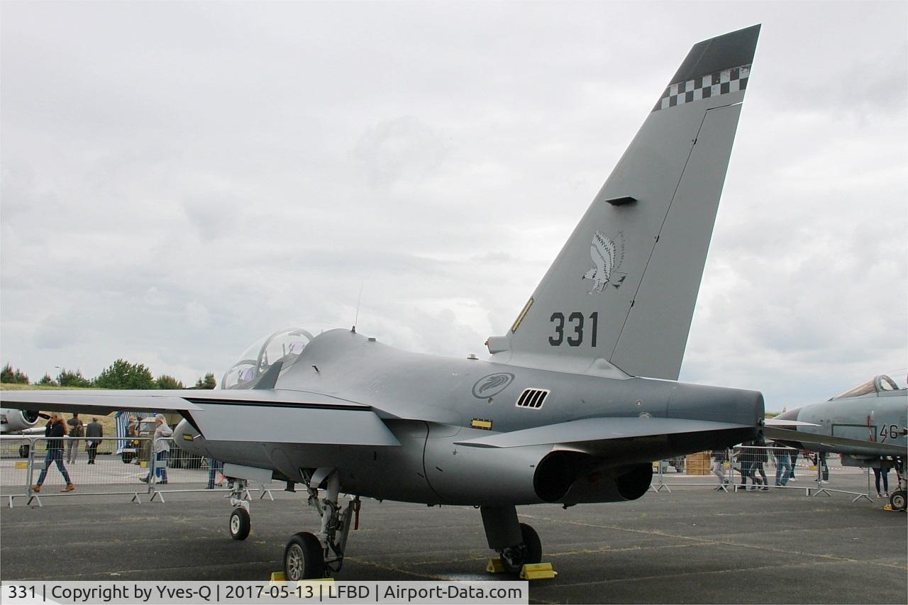 331, 2015 Alenia Aermacchi M-346 Master C/N 331, Singapore Air Force Alenia Aermacchi M-346 Master, Static display, Bordeaux-Mérignac Air Base 106 (LFBD-BOD) Open day 2017