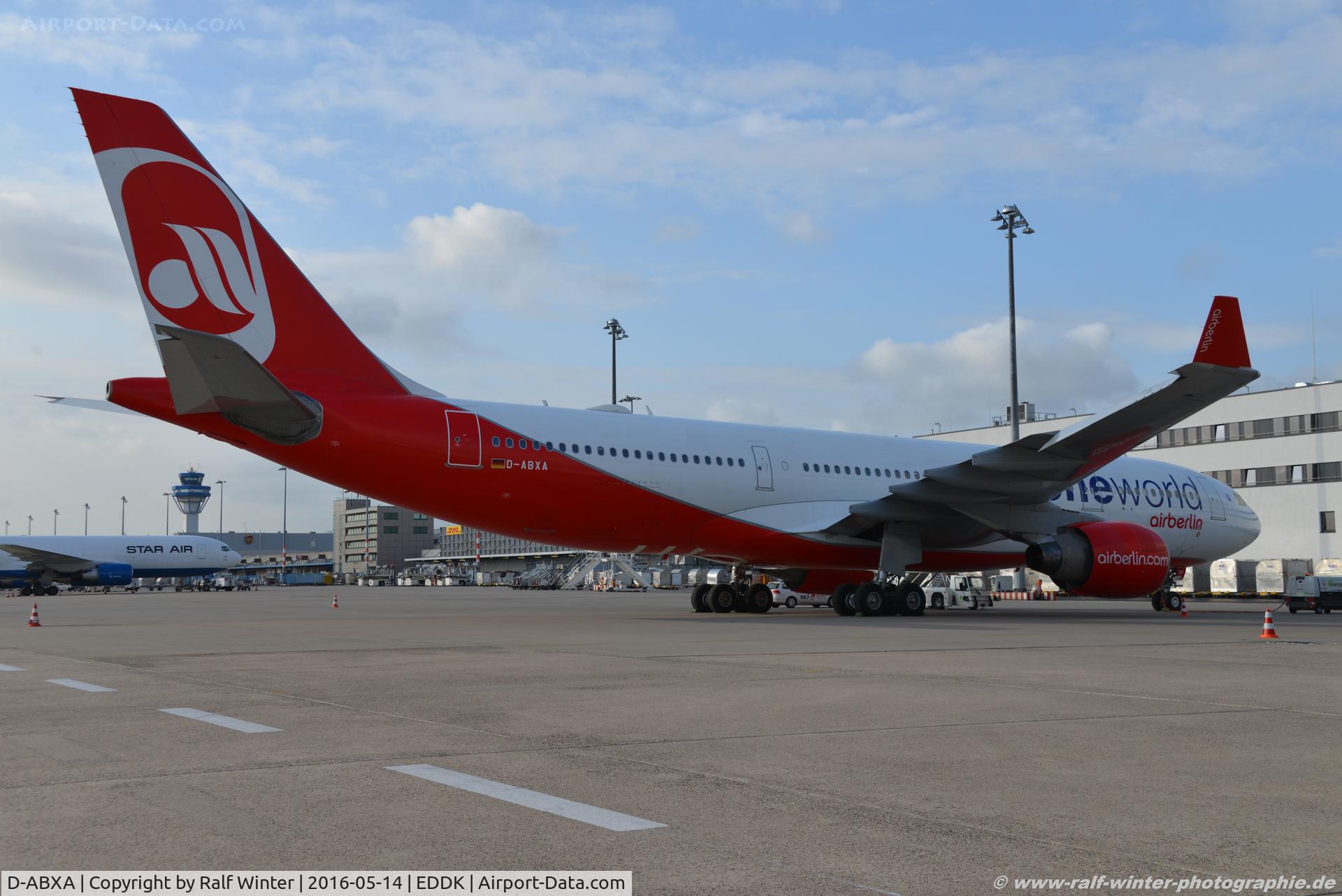 D-ABXA, 1999 Airbus A330-223 C/N 288, Airbus A330-223 - AB BER Air Berlin - 288 - D-ABXA - 14.05.2016 - CGN