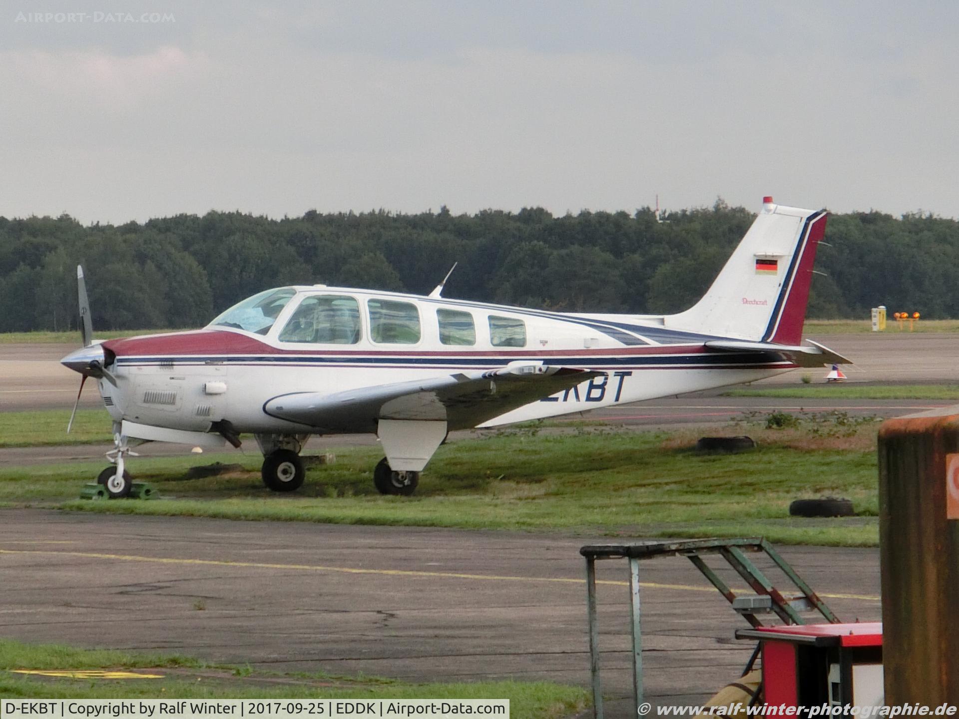 D-EKBT, 1991 Beech B36TC Bonanza Bonanza C/N EA-514, Beech B36TC Bonanza - Private - EA-514 - D-EKBT - 25.09.2017 - CGN