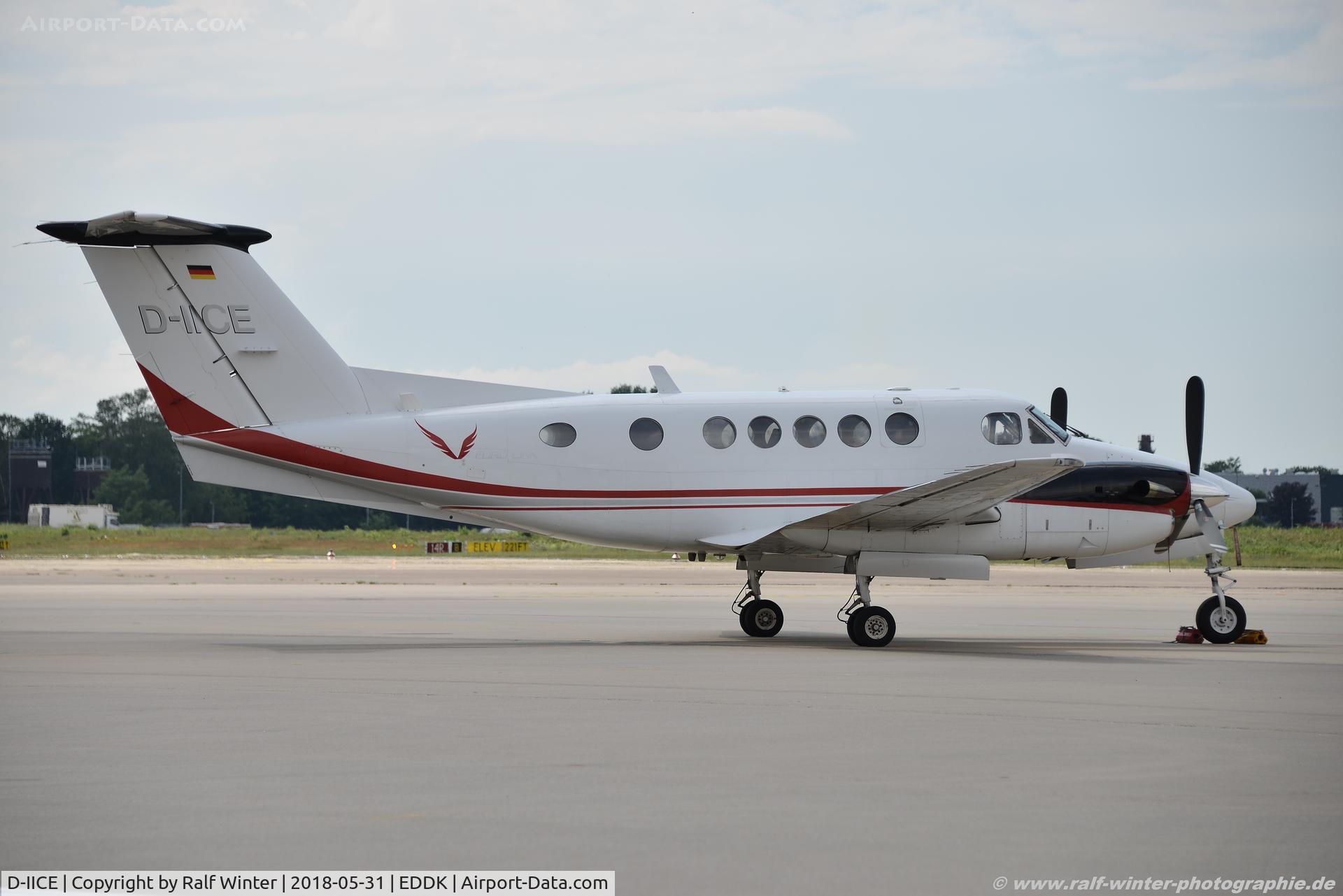 D-IICE, 1977 Beech 200 Super King Air C/N BB-269, Beech B200 Super King Air - Euro Link - BB-269 - DIICE - 31.05.2018 - CGN