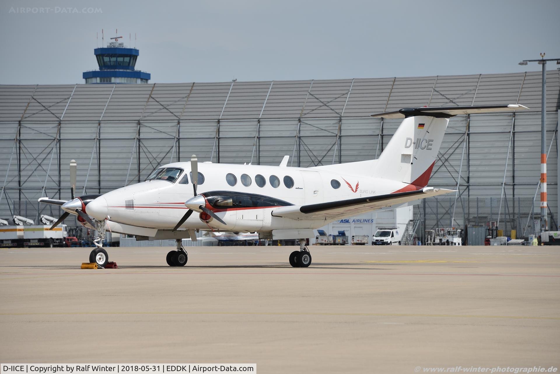 D-IICE, 1977 Beech 200 Super King Air C/N BB-269, Beech B200 Super King Air - Euro Link - BB-269 - D-IICE - 31.05.2018 - CGN