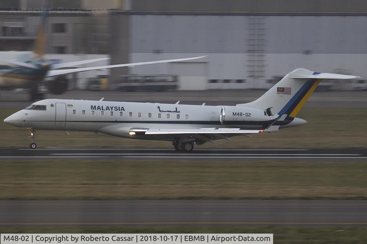 M48-02, 2001 Bombardier BD-700-1A10 Global Express C/N 9096, ASEM SUMMIT