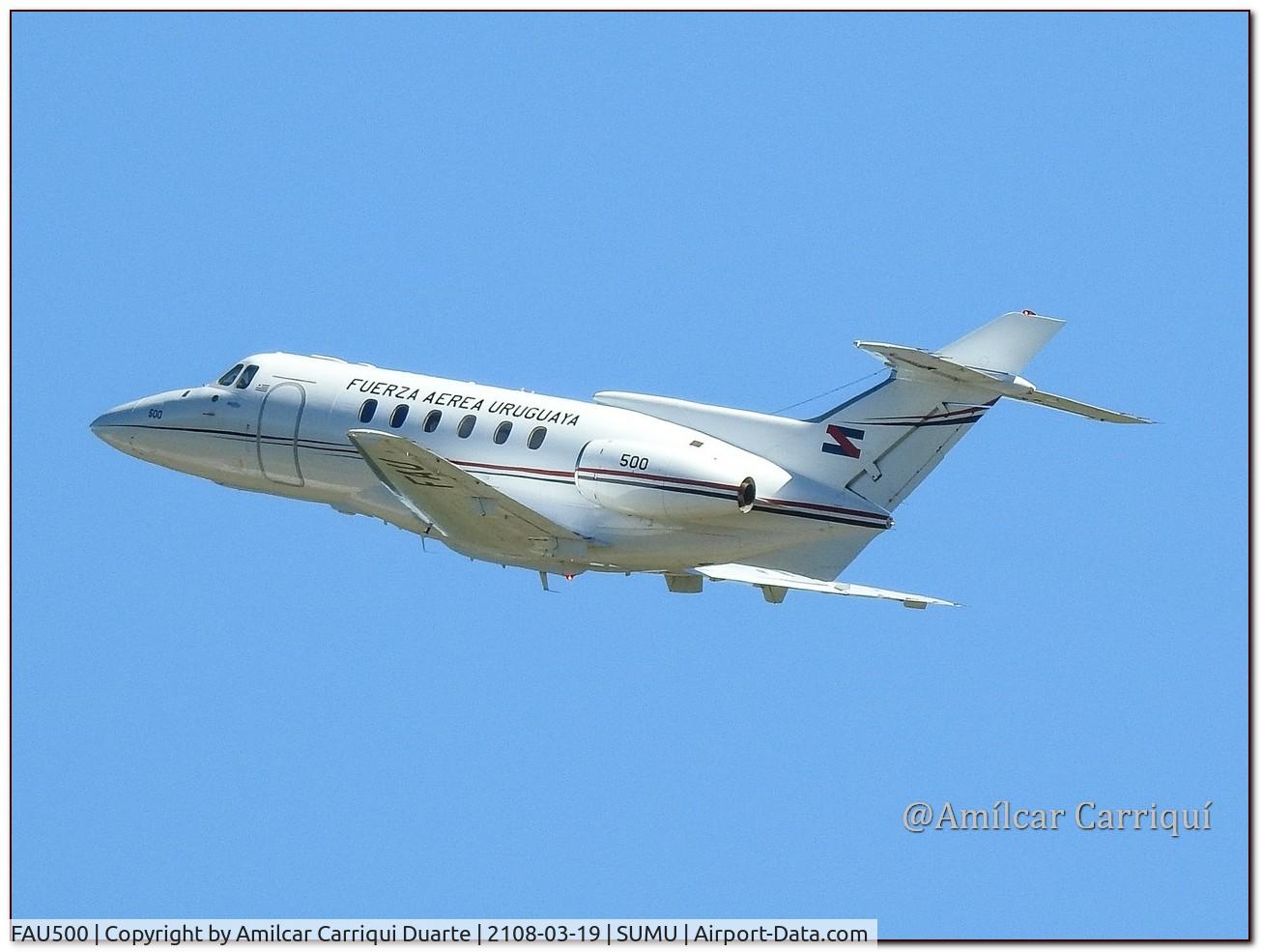 FAU500, British Aerospace H25B C/N 257071, Take Off from SUMU
