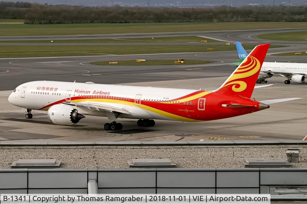 B-1341, 2017 Boeing 787-9 Dreamliner C/N 62722, Hainan Airlines Boeing 787-9