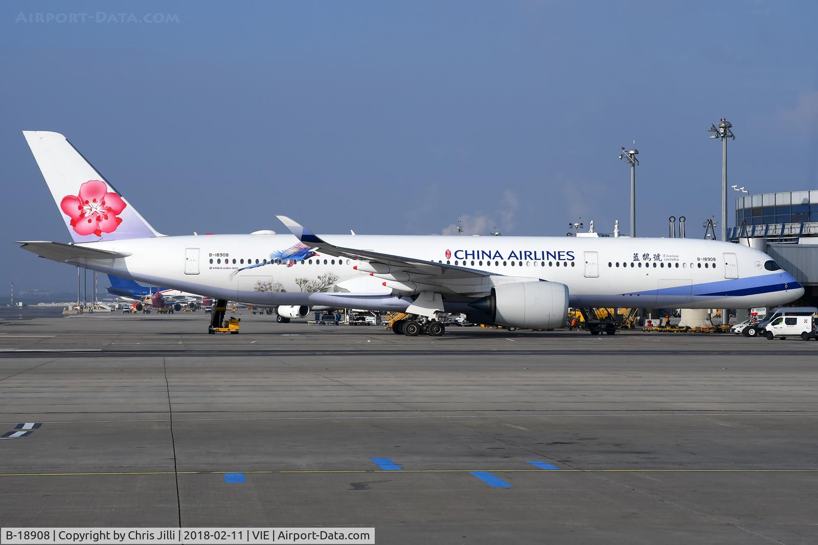B-18908, 2017 Airbus A350-941 C/N 121, China Airlines