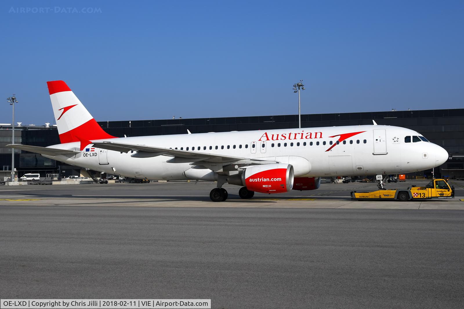 OE-LXD, 2008 Airbus A320-216 C/N 3515, Austrian Airlines