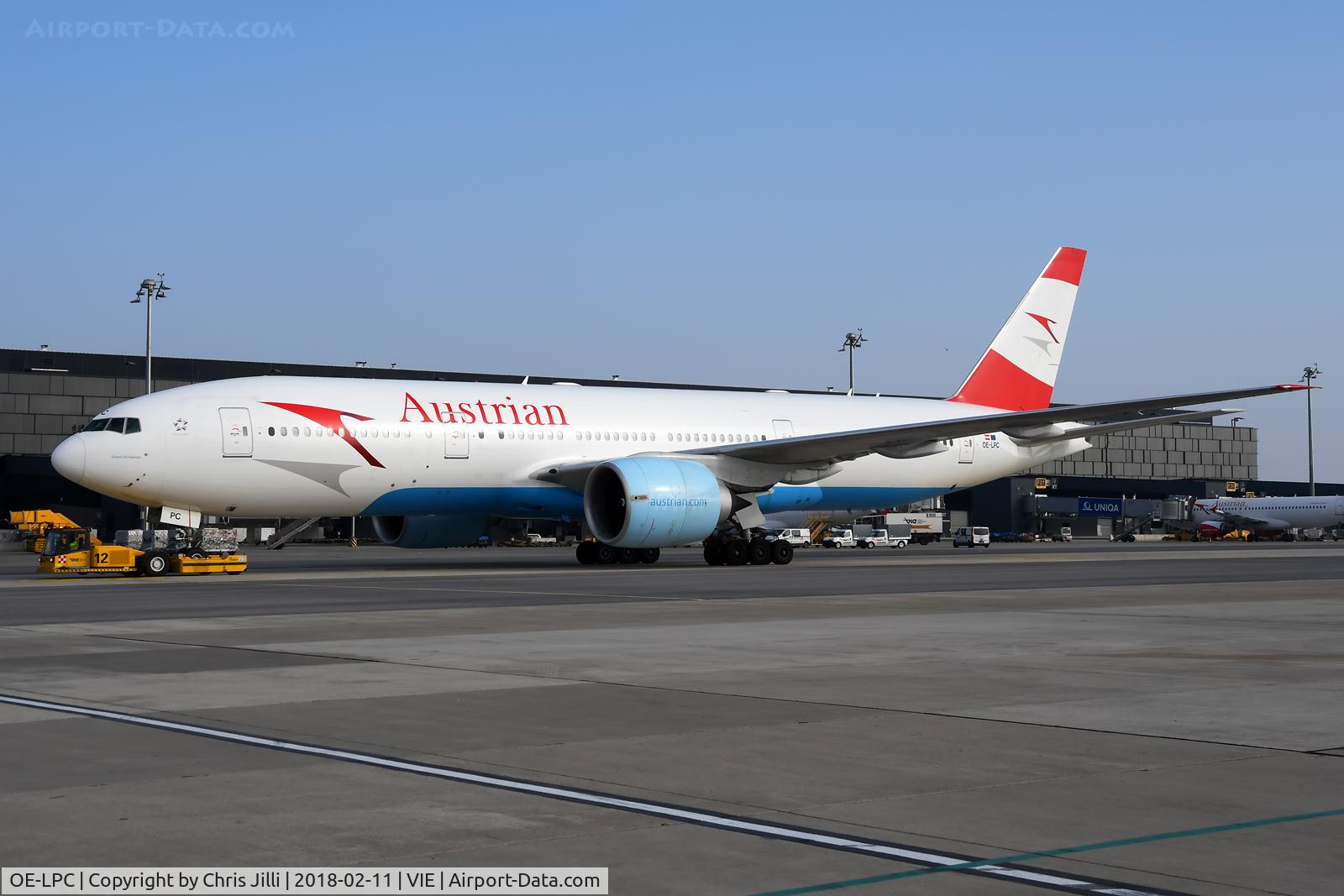 OE-LPC, 2002 Boeing 777-2Z9/ER C/N 29313, Austrian Airlines