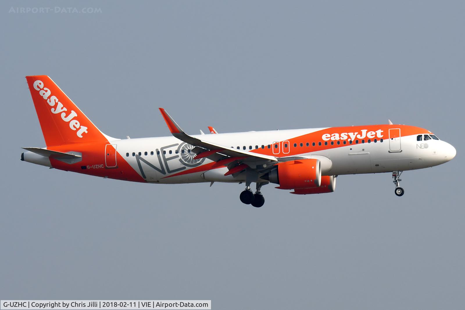 G-UZHC, 2017 Airbus A320-251NEO C/N 7802, EasyJet