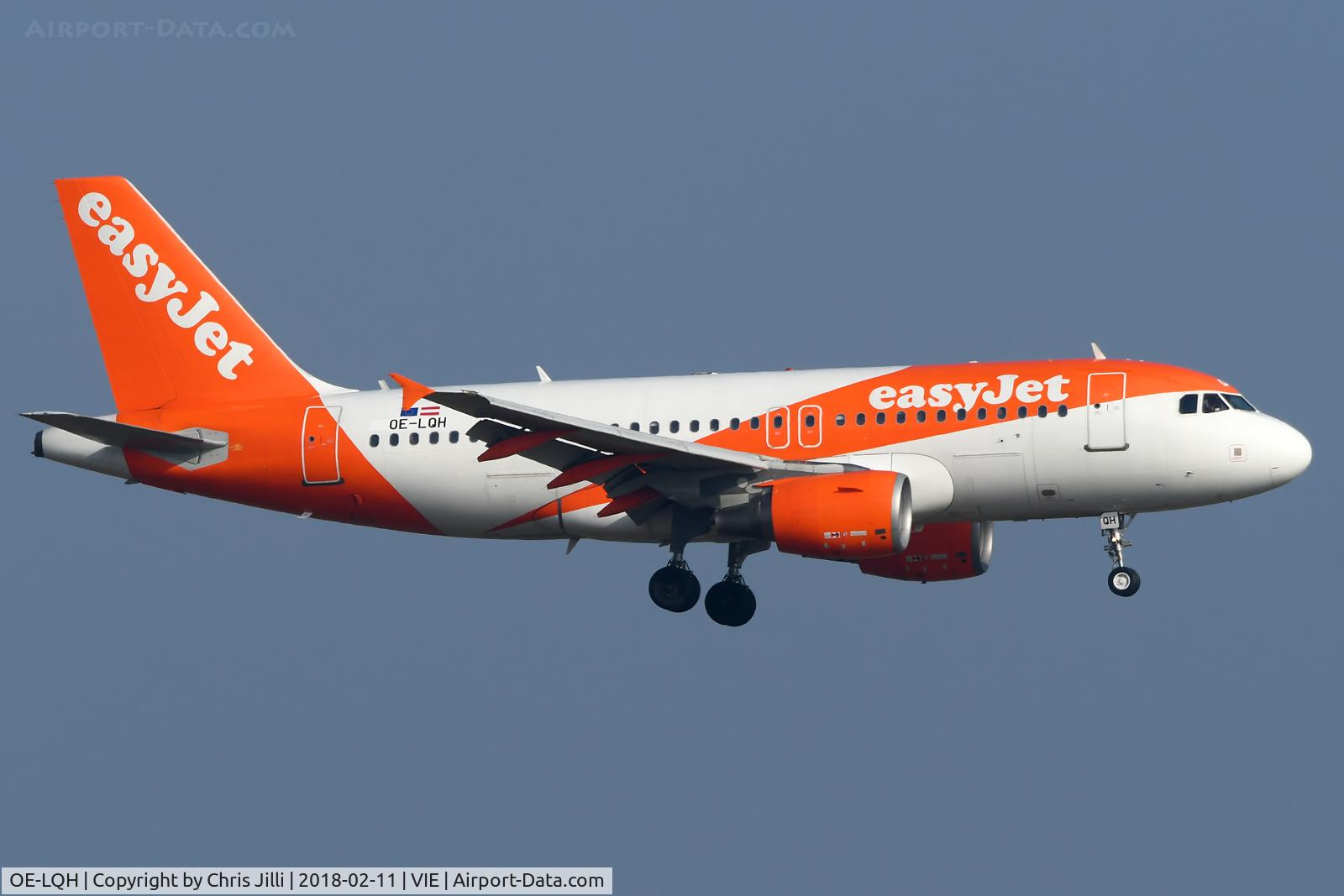 OE-LQH, 2007 Airbus A319-111 C/N 3176, easyJet
