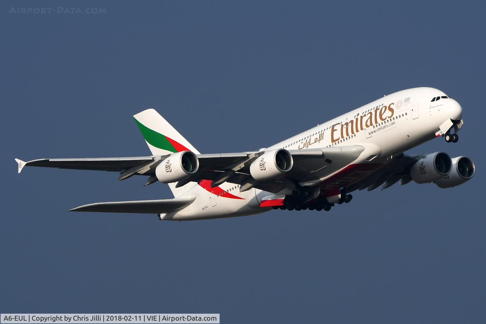 A6-EUL, 2016 Airbus A380-861 C/N 224, emirates