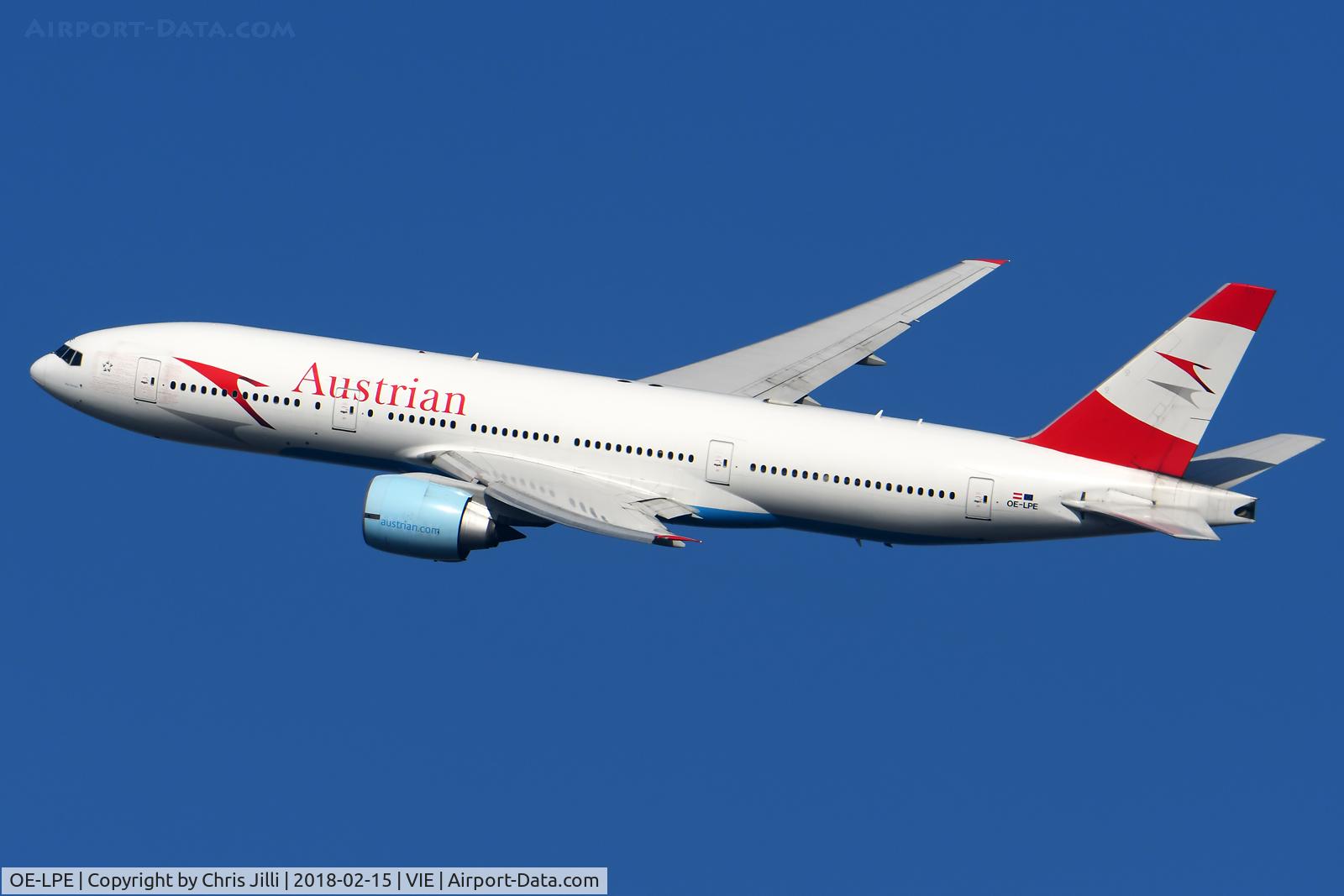 OE-LPE, 1998 Boeing 777-2Q8/ER C/N 27607, Austrian Airlines