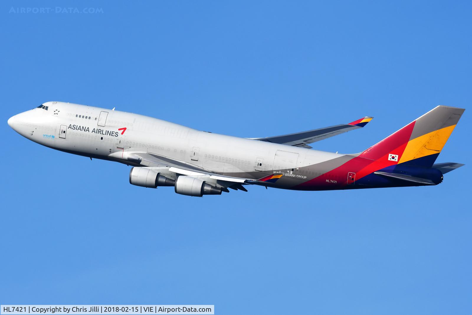HL7421, 1996 Boeing 747-48EM C/N 25784, Asiana Cargo