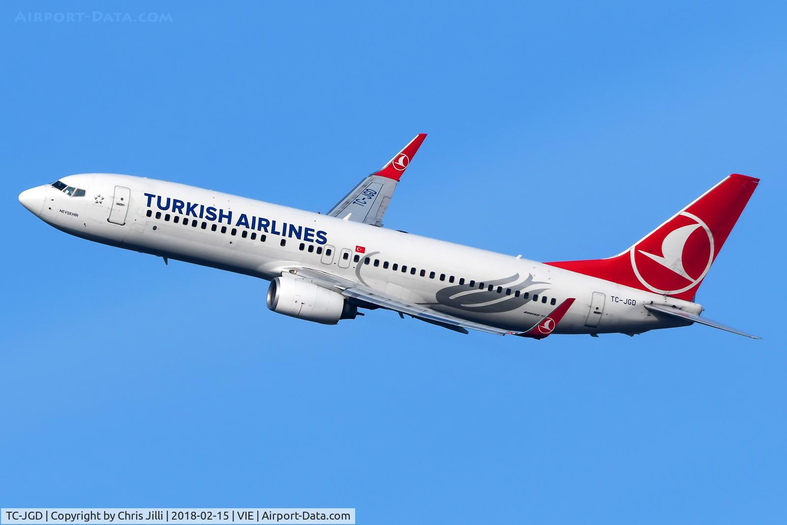 TC-JGD, 2001 Boeing 737-8F2 C/N 29788, Turkish Airlines